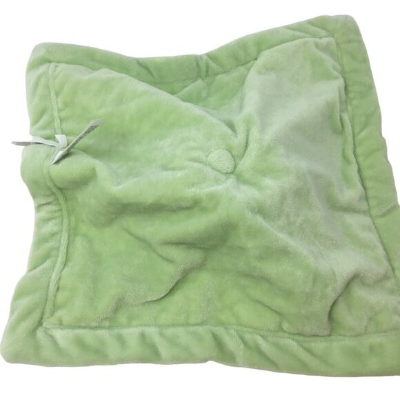 Carters Gray Elephant Hugger Blue Green Lovey Security Blanket Plush Toy Comfort - Picture 6 of 7